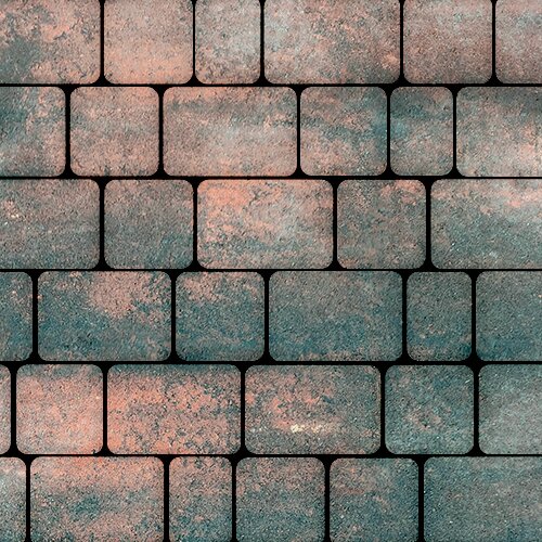 Тротуарная плитка Инсбрук Альт 40 мм Color Mix Штайнрус фото 1