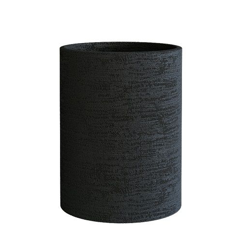 Кашпо Concretika Cylinder D50 H65 Erosia Black фото 1